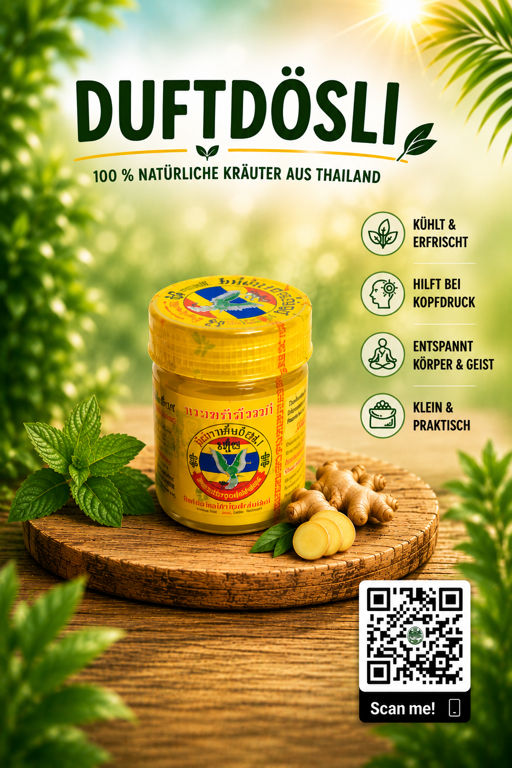 Hong Thai Brand Duftspender Gelb